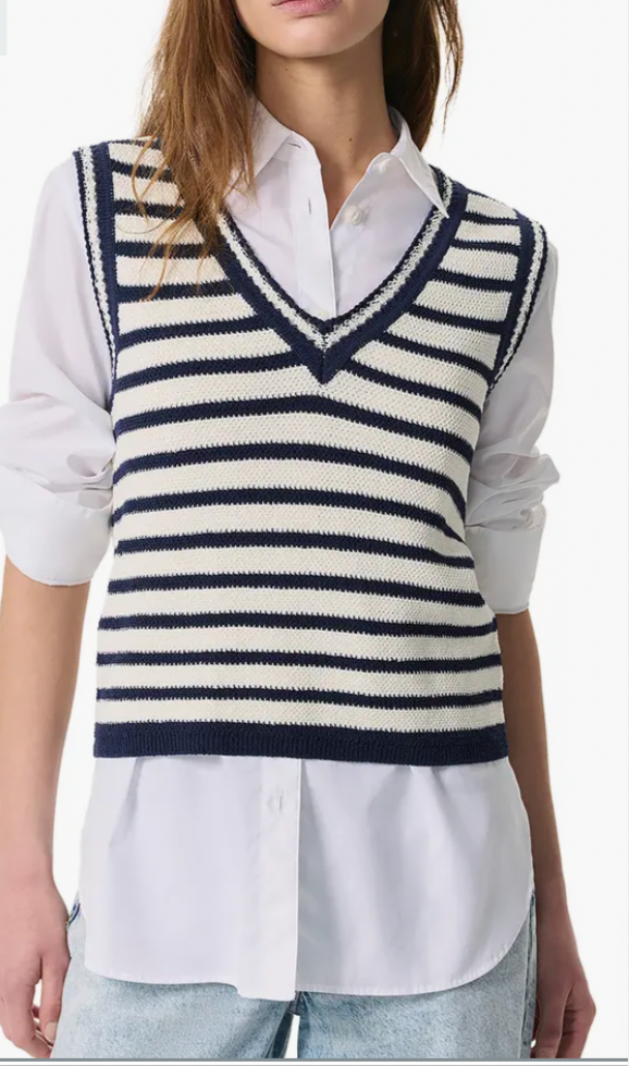 MEGHAN STRIPE VEST