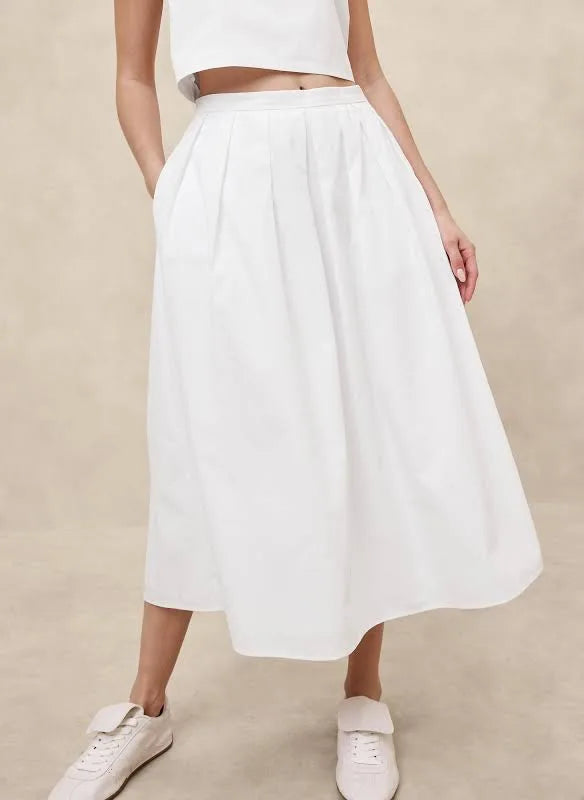 POPLIN SKIRT